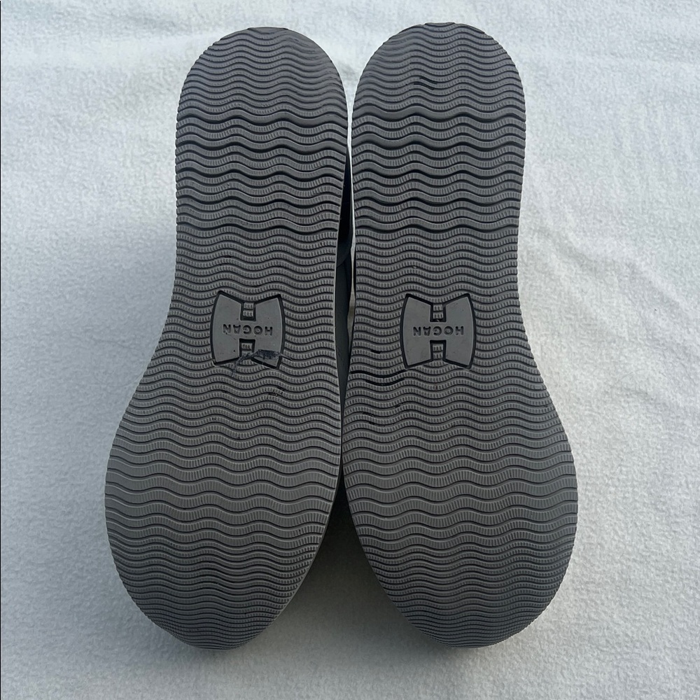 Leather Hogan Platform Sneakera - Picture 6 of 8